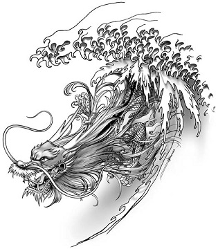 chinese dragon 5 claw front